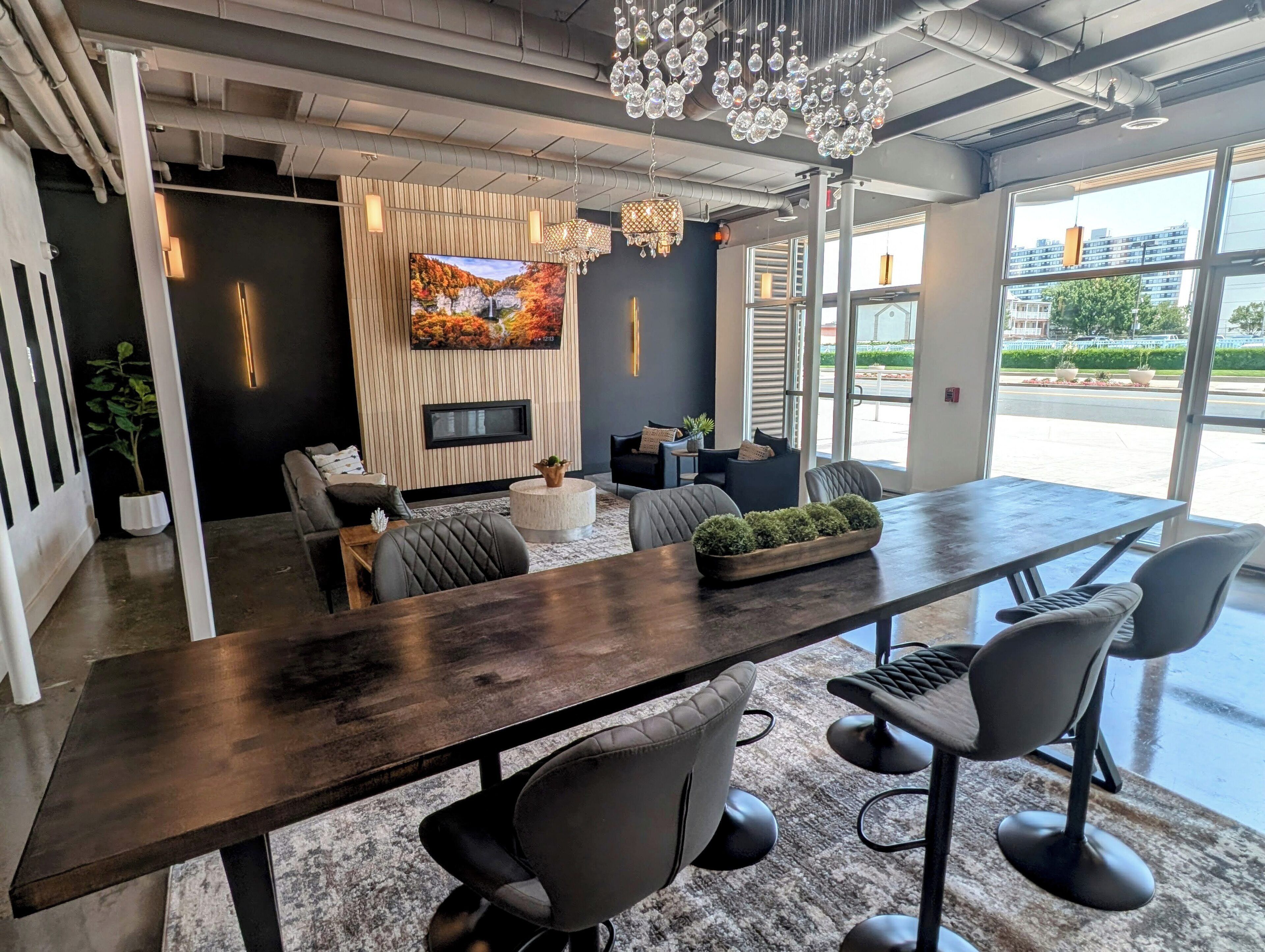 Sitteområde i lobbyen