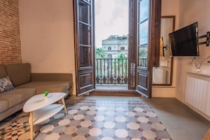 Loft, vue ville | Coin séjour