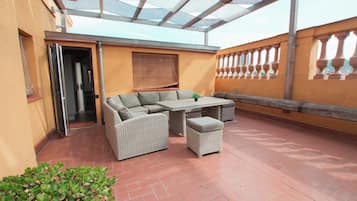 Penthouse, uitzicht op stad | Terras