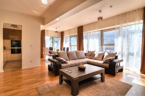 Living area - Sea View Apartments MonteBook (Becici)