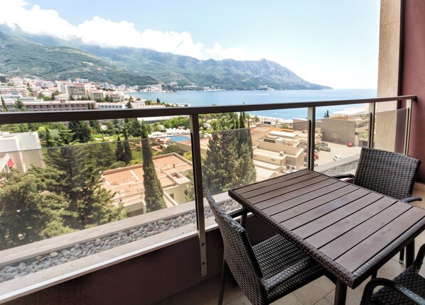 Standard Apartment, 2 Bedrooms, Sea View | Terrace/patio - Sea View Apartments MonteBook (Becici)