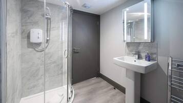 Shower, hair dryer