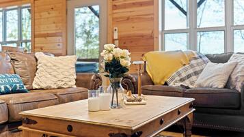 TV connectée, cheminée