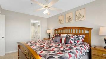 3 bedrooms, iron/ironing board, travel cot, WiFi