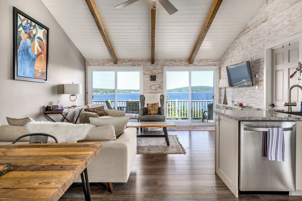 Smart TV, table football - Modern Home Steps from Brewery with Ocean View (Dildo)