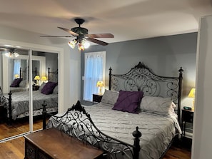 The Silver Suite | Premium bedding, down comforters, desk, free WiFi