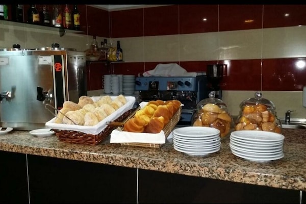 Free daily buffet breakfast