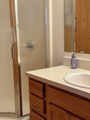 Hair dryer, towels