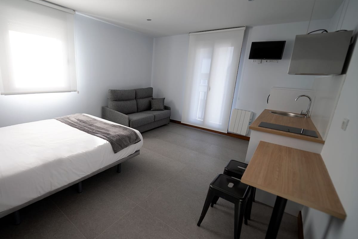 1 bedroom, blackout drapes, soundproofing, free WiFi
