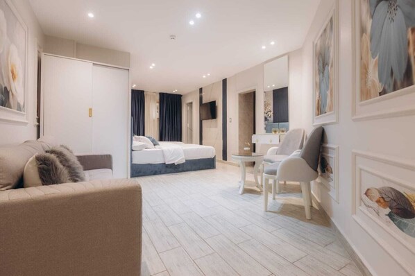 Deluxe Room | Cadar kapas Mesir, peralatan tempat tidur premium 