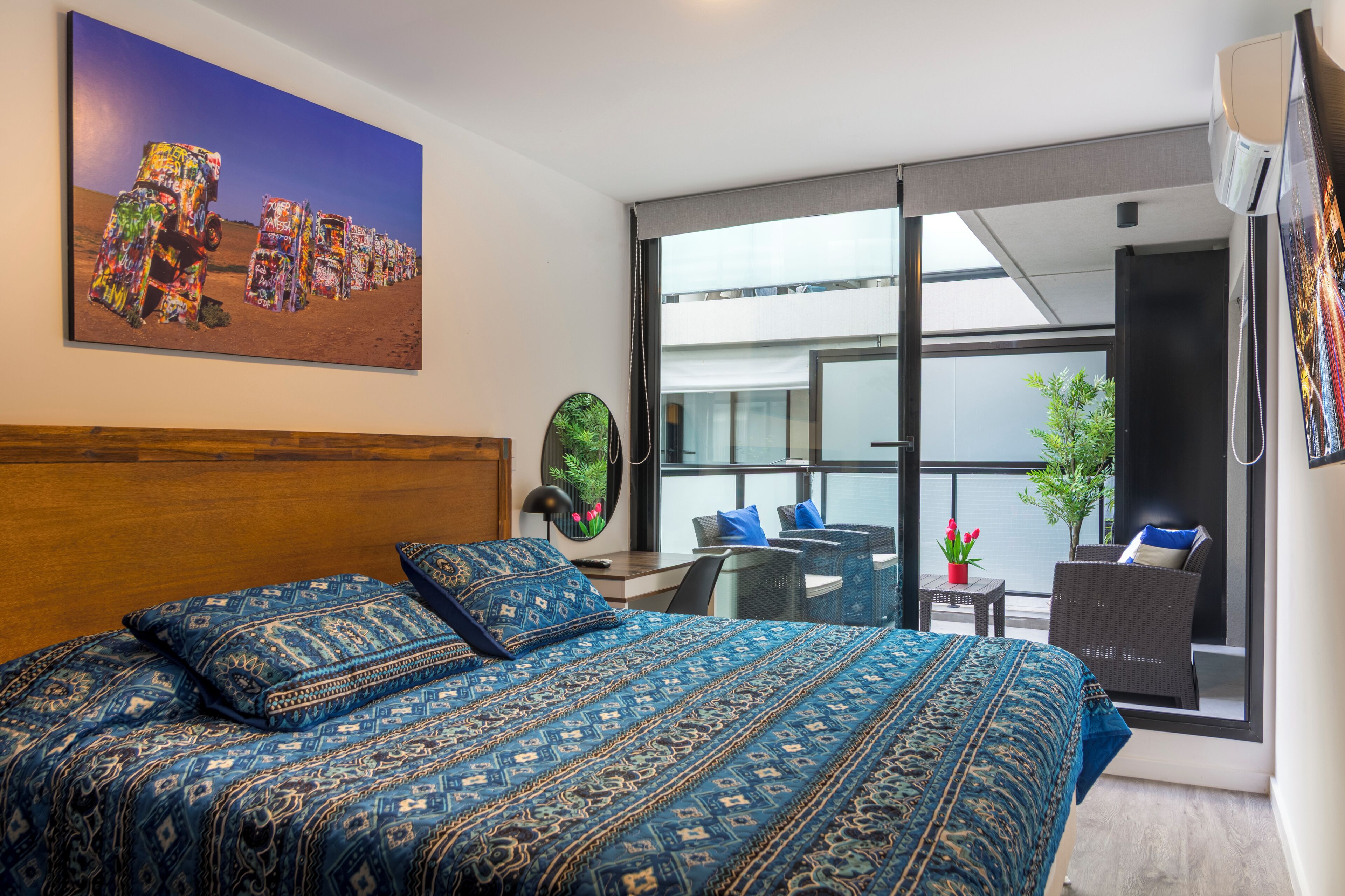 2 bedrooms, desk, iron/ironing board, free WiFi