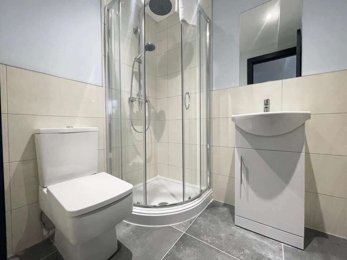 Shower, hair dryer