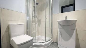 Shower, hair dryer