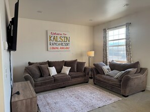 TV connectée, cheminée