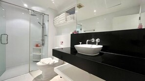 Condo, 2 Bedrooms, Accessible, Balcony | Bathroom - B12 - 2 Bedroom Condo With Pool Access, Karon Beach (Karon)