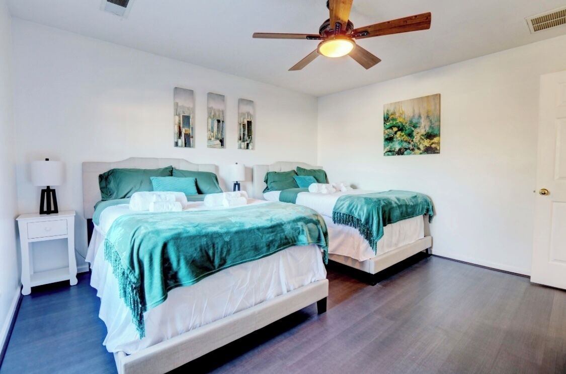 Third bedroom two full size beds