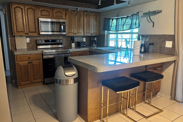 Microwave, oven, stovetop