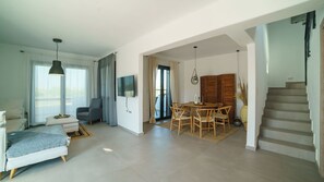 Smart-tv en een open haard