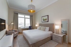 2 bedrooms, in-room safe, iron/ironing board, WiFi
