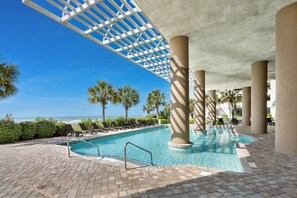 Indoor pool - Luxury Beachfront Condo: Unmatched Elegance & Exclusive Amenities Await You (North Myrtle Beach)