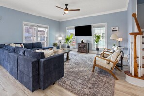 Smart TV, video games, foosball