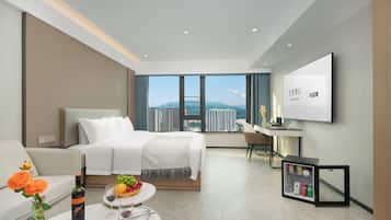 Luxury Double Room Single Use, City View | Desk, laptop workspace, free WiFi