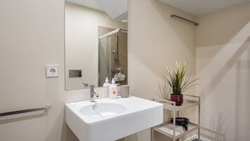 淋浴设施、吹风机、毛巾