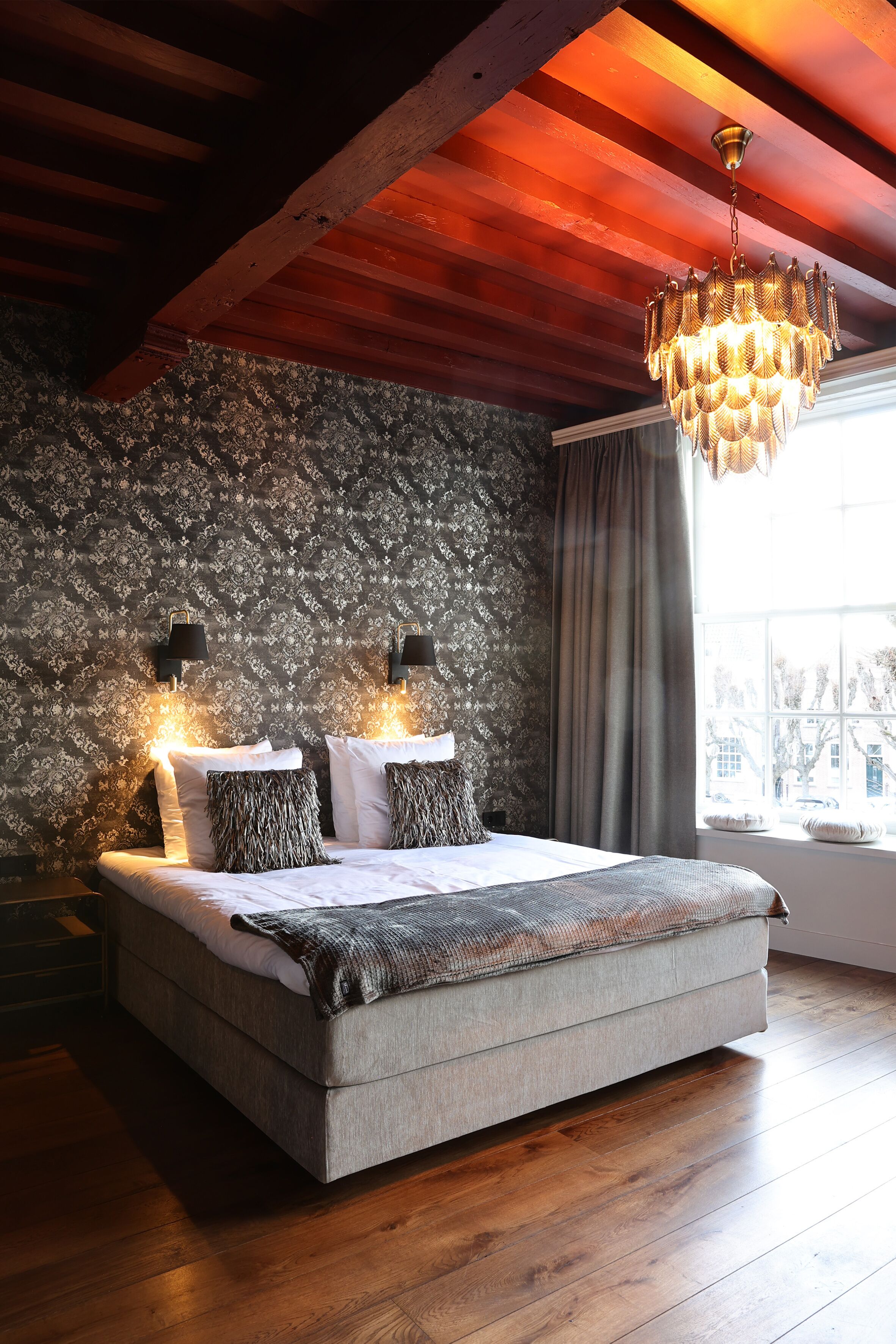 Habitación Deluxe doble | Ropa de cama de alta calidad, minibar, caja fuerte