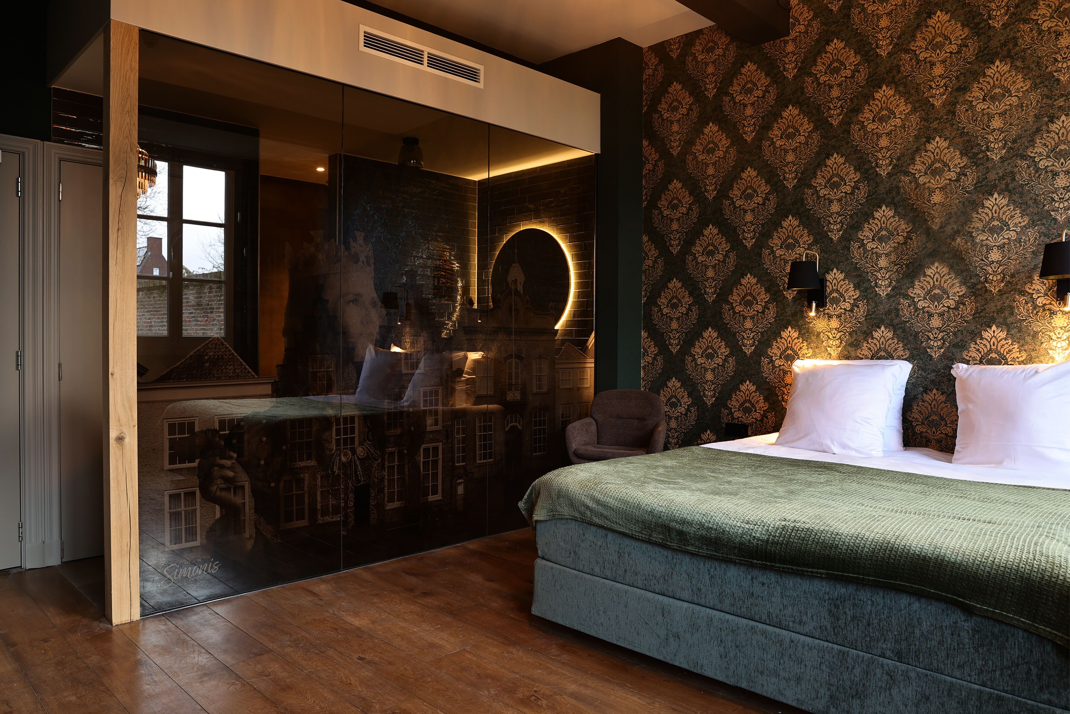 Habitación Deluxe doble, vistas al jardín | Ropa de cama de alta calidad, minibar, caja fuerte