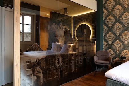 Deluxe Double Room, Garden View | Bathroom. Stadshotel Geertruidenberg