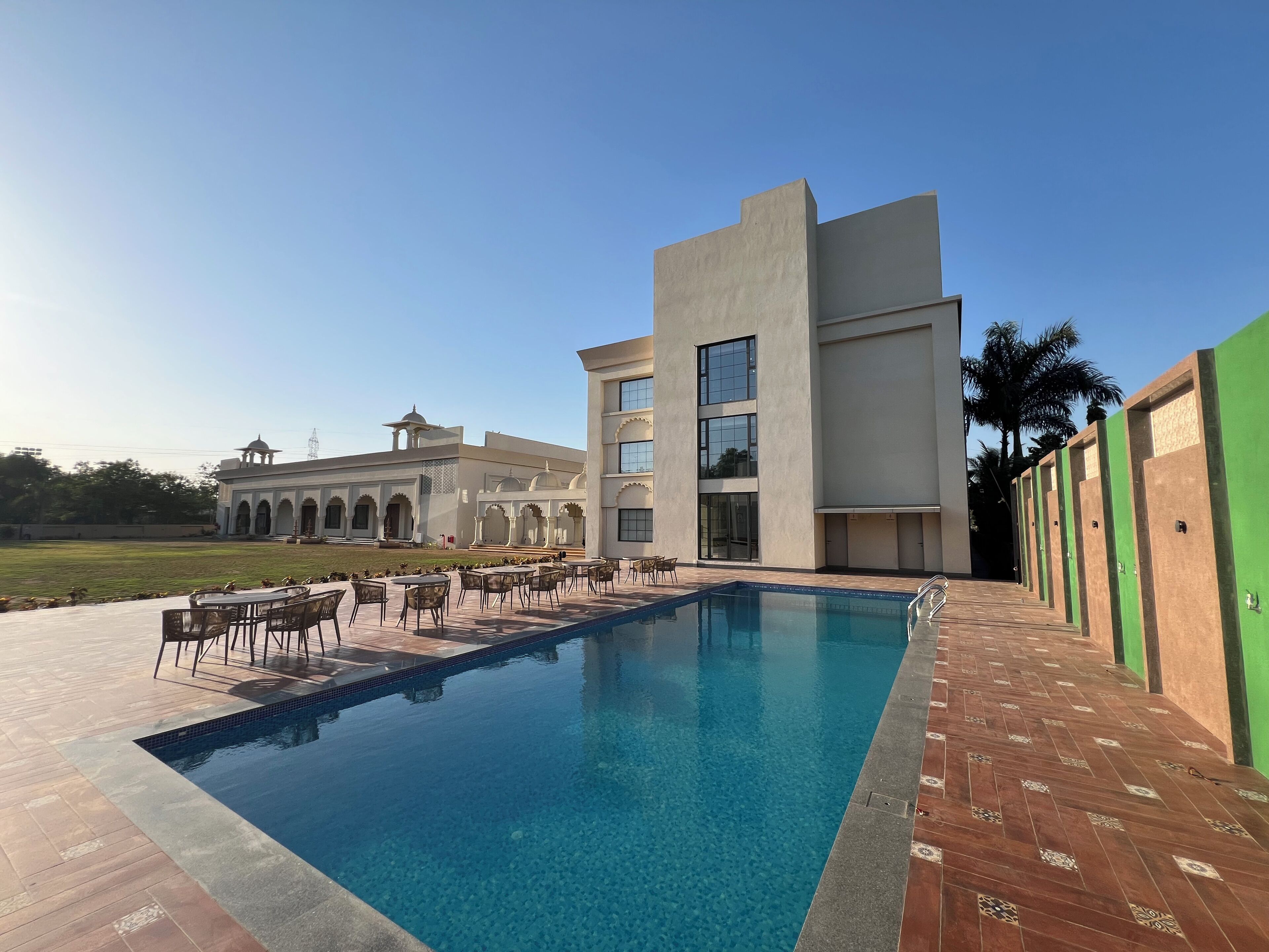 Alberca al aire libre 