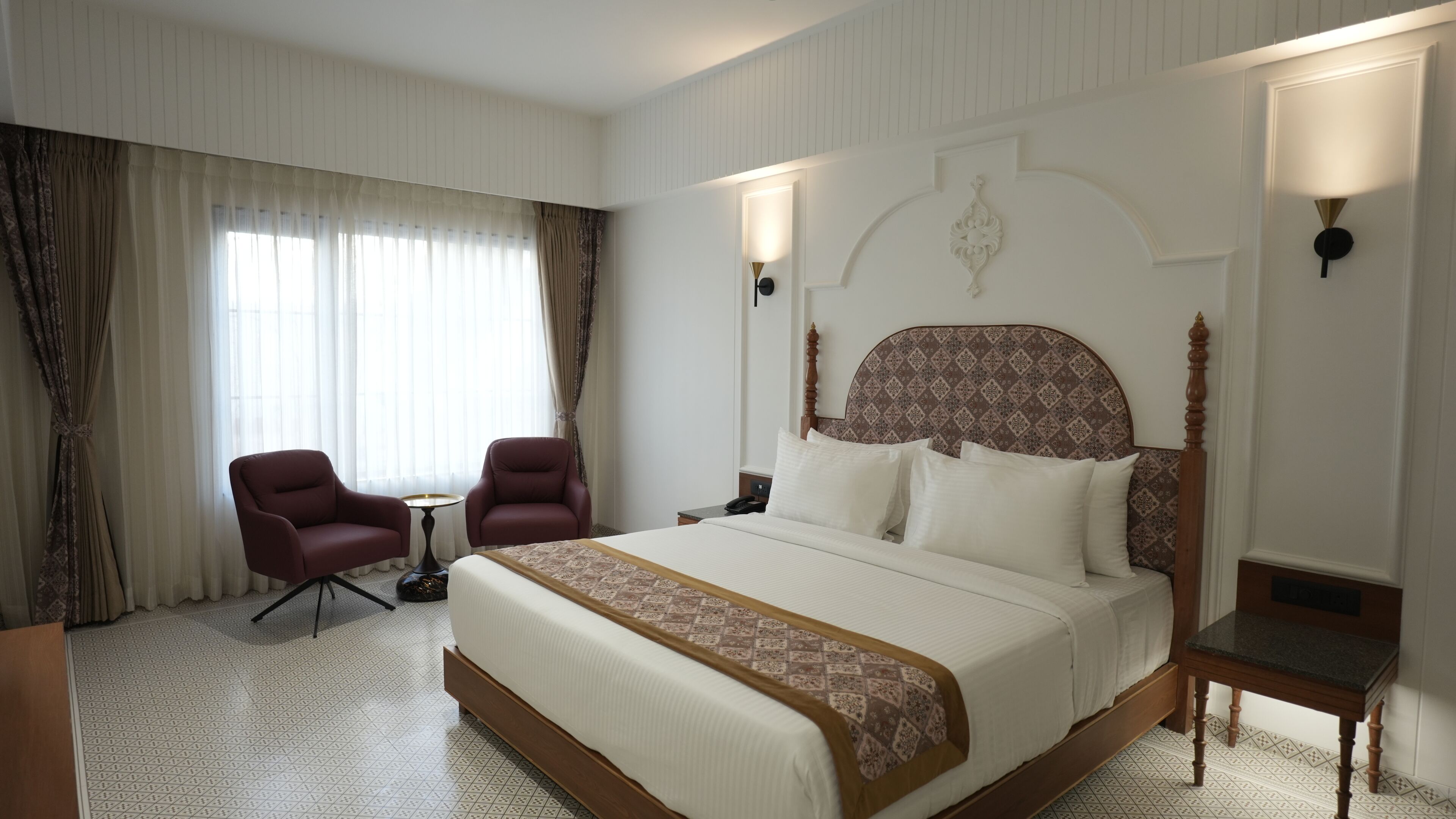 Habitación Deluxe | Ropa de cama de alta calidad, camas con efecto memoria y minibar 