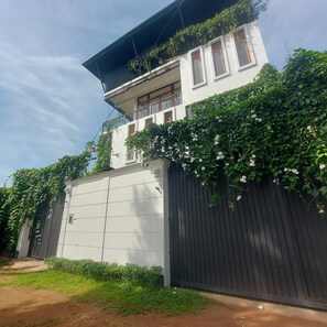 Fassade der Unterkunft