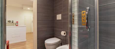 Shower, hair dryer, bidet