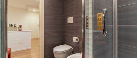 Shower, hair dryer, bidet