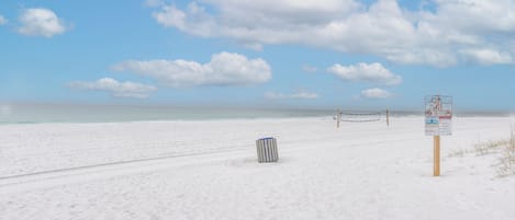 On the beach