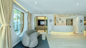 Lobby sitting area