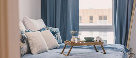 1 bedroom, iron/ironing board, travel crib, free WiFi