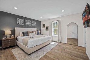 6 bedrooms, iron/ironing board, travel crib, WiFi