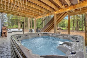 Baignoire à remous extérieure