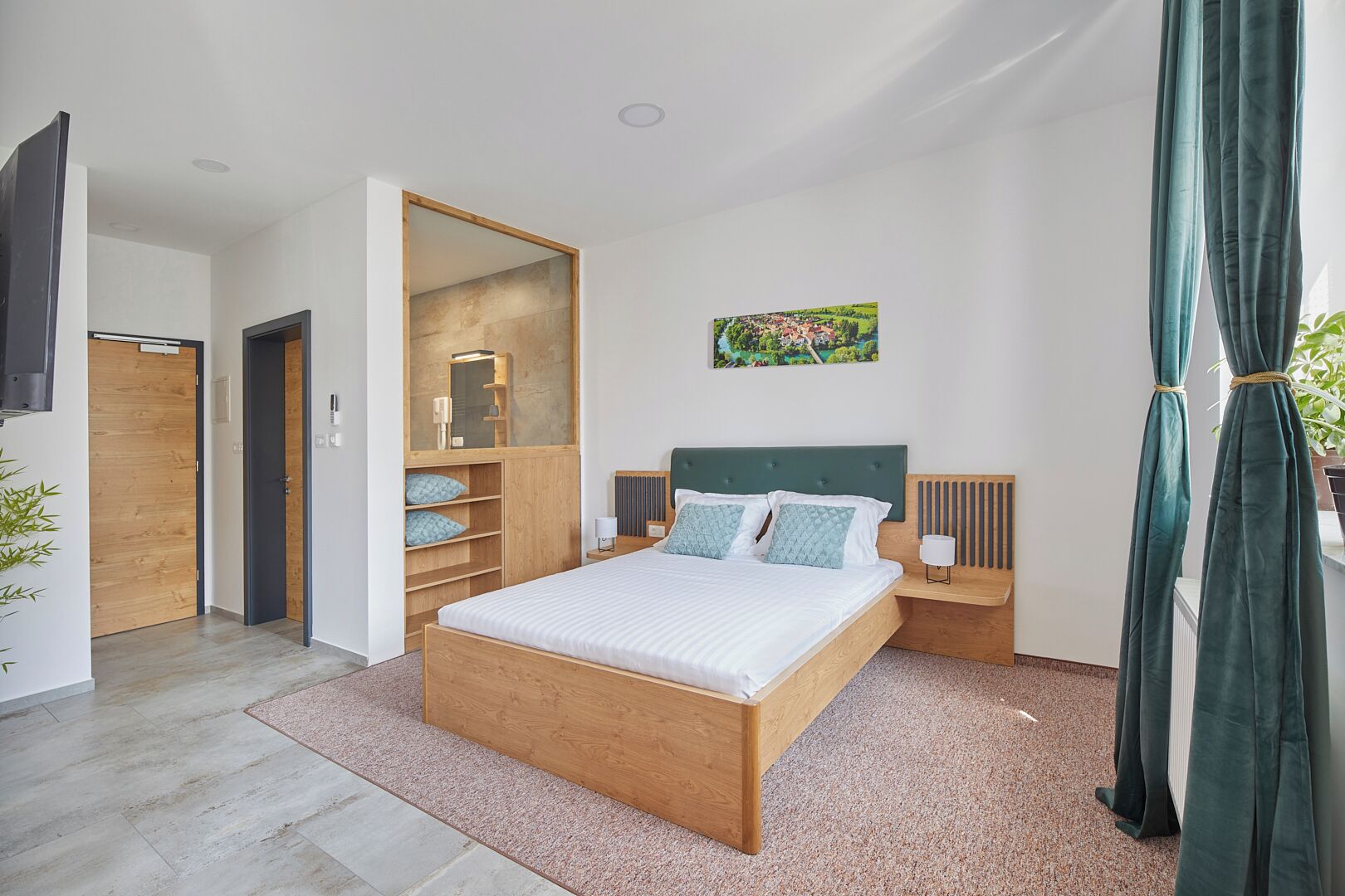 1 室のベッドルーム、アイロン / アイロン台、WiFi、ベッドシーツ