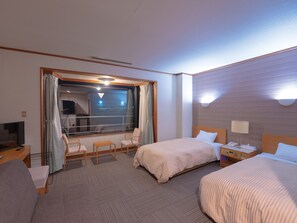Twin Room, Non Smoking, Mountain View | 1 bilik tidur, Wi-fi percuma, cadar katil 