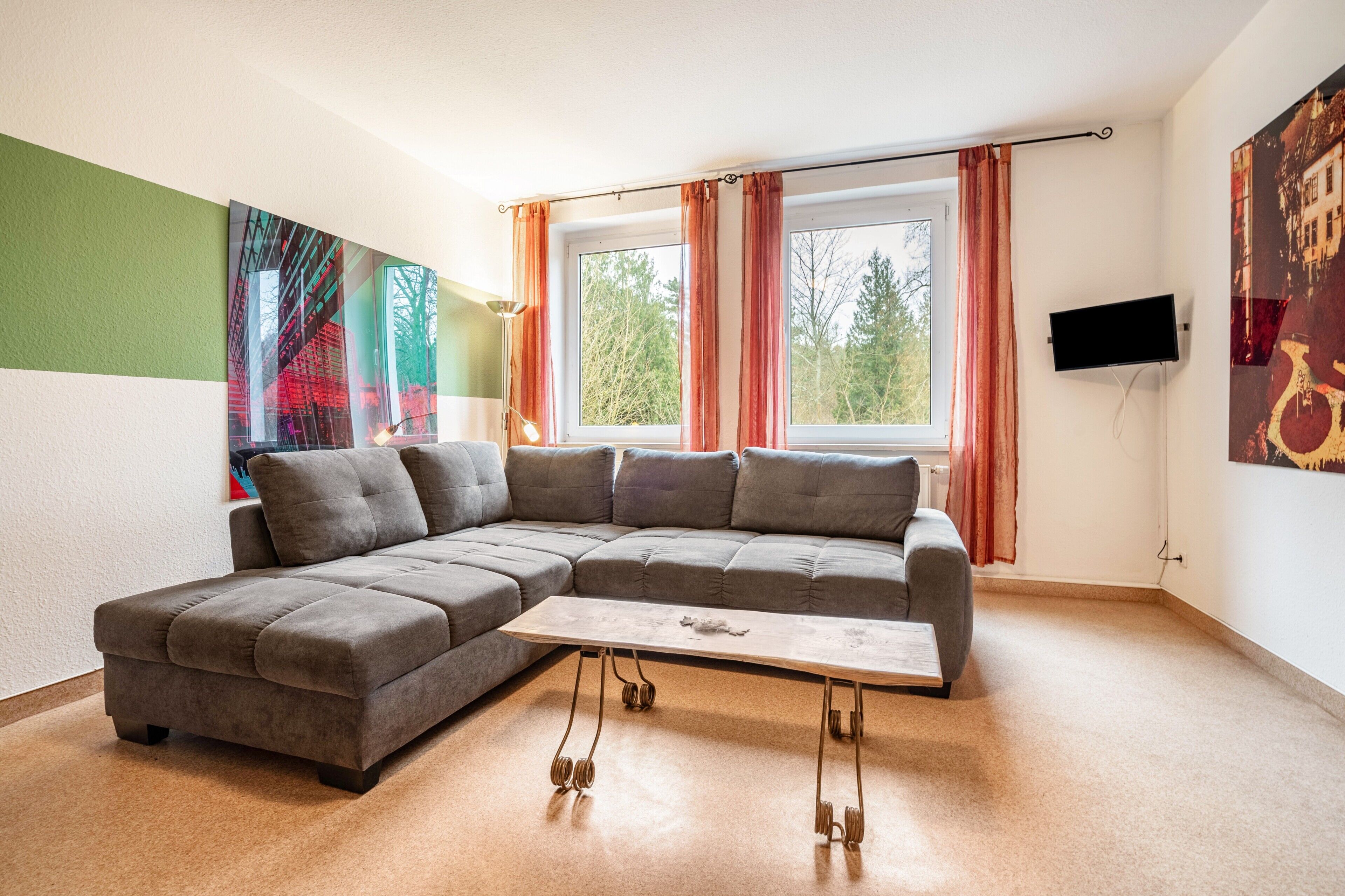 Télévision, table de tennis de table