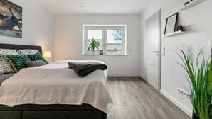 1 室のベッドルーム、WiFi (無料)、ベッドシーツ