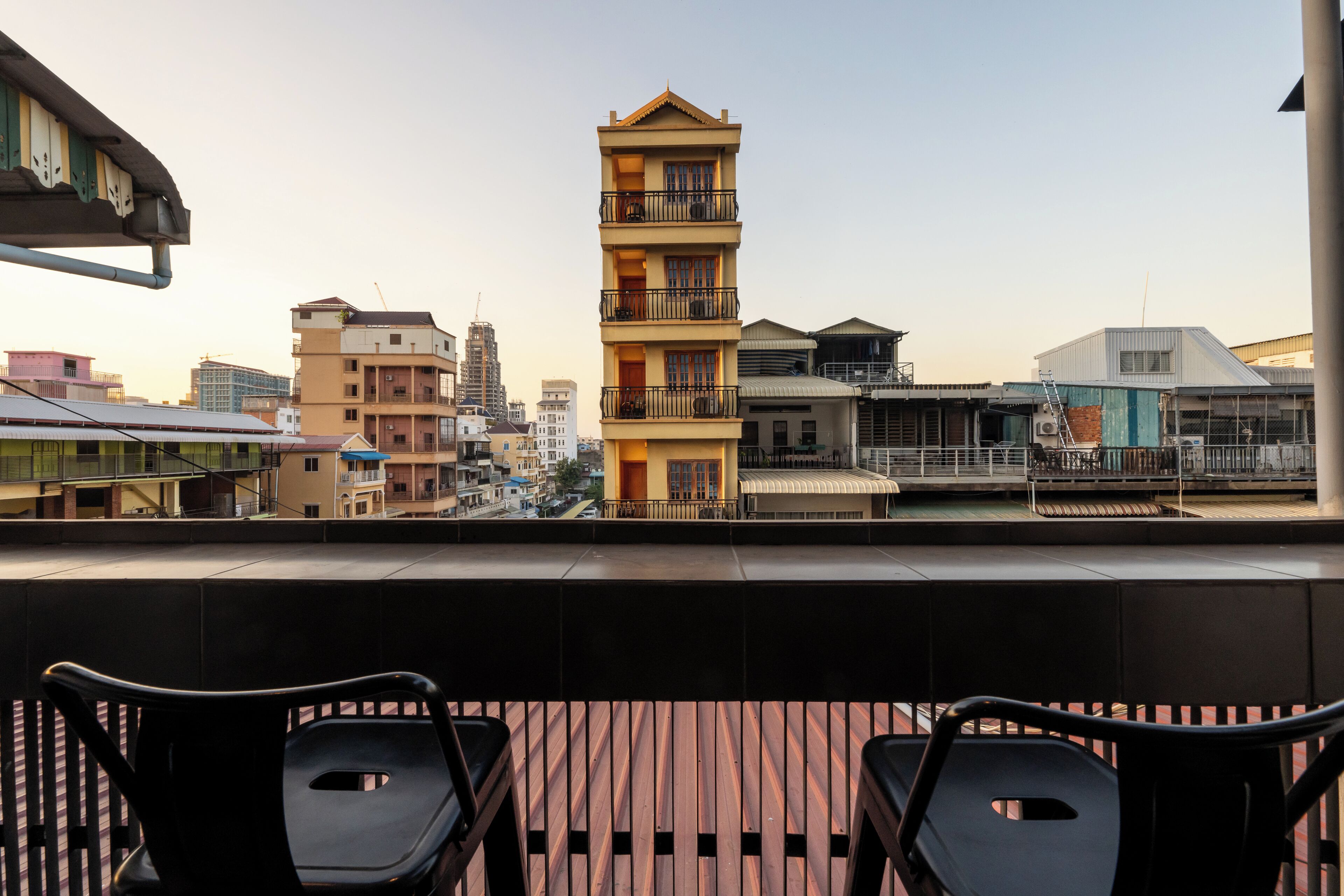 Loft Basic, pemandangan kota | Balkon