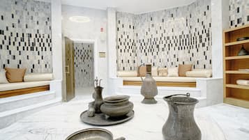 Sauna, steam room, massages