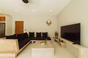 Villa, 3 Bedrooms, Private Pool | Living area | Smart TV - Karma Shana Residence (Koh Samui)