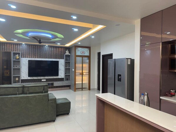 Interior - Apartment stay near Bangalore Airport with pool/gym and outdoor play areas (Bengaluru)