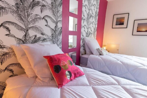 3 soverom, wi-fi og sengetøy