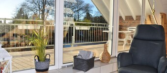 "Ferienwohnung Sommerblick" - cozy apartment with balcony